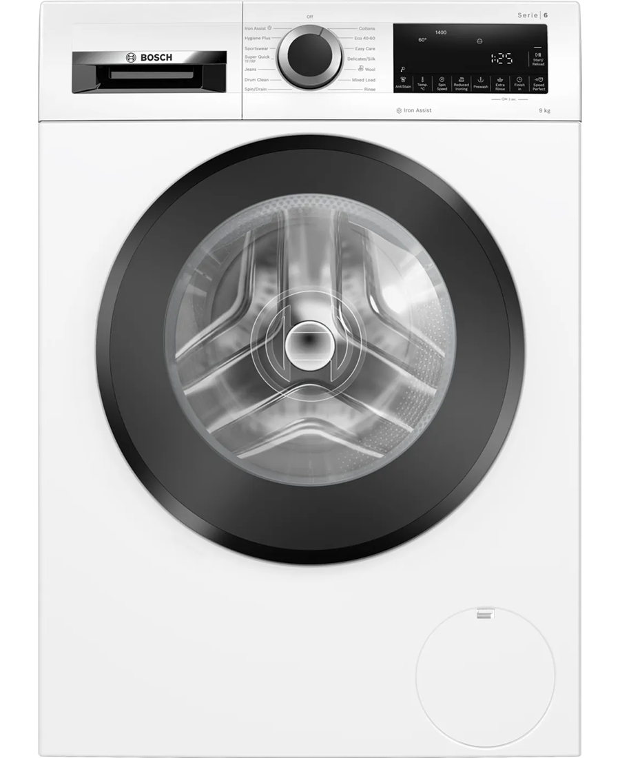 Bosch Series 6, A Rated 9kg 1400rpm Washing Machine | White WGG24400GB Redmond Electric Gorey