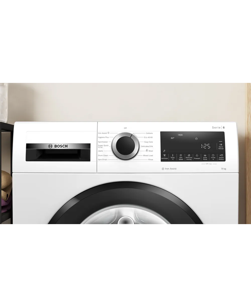 Bosch Series 6, A Rated 9kg 1400rpm Washing Machine | White WGG24400GB Redmond Electric Gorey