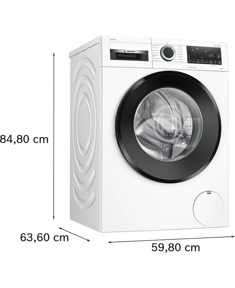 Bosch Series 6 9kg 1400rpm with iDos Washing machine WGG244F9GB Redmond Electric Gorey