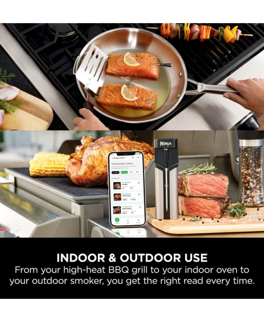 Ninja ProChef Wireless Thermometer | Black/Silver - WP100EU Redmond Electric Gorey
