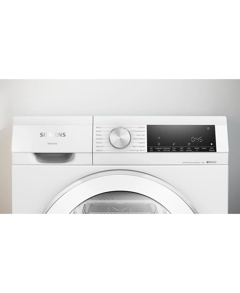 Siemens iQ500 9kg Heat Pump Dryer A+++ | White Redmond Electric Gorey - WQ45G2D9IE