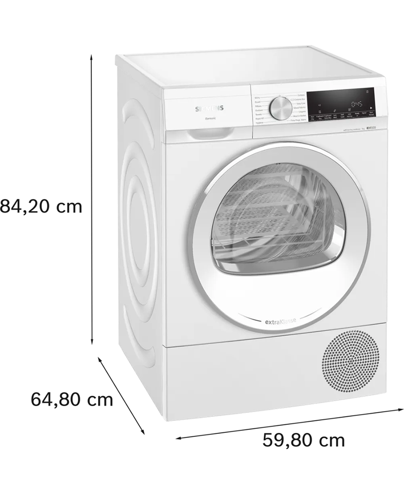 Siemens iQ500 9kg Heat Pump Dryer A+++ | White Redmond Electric Gorey - WQ45G2D9IE