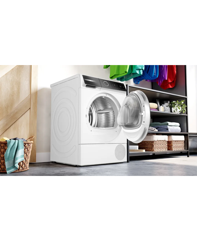 Bosch Series 8, 9kg Heat Pump Tumble Dryer | White WQB246C9GB Redmond Electric Gorey