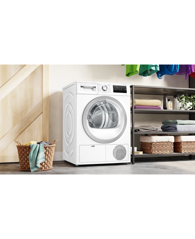 Bosch Series 4, 8kg Condenser Tumble Dryer | White WTN83203GB Redmond Electric Gorey