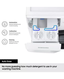 Samsung Series 6 AI EcoBubble™ 9kg 1400rpm Washing Machine with Auto Dose | Black - WW90DG6U85LBU1 Redmond Electric Gorey