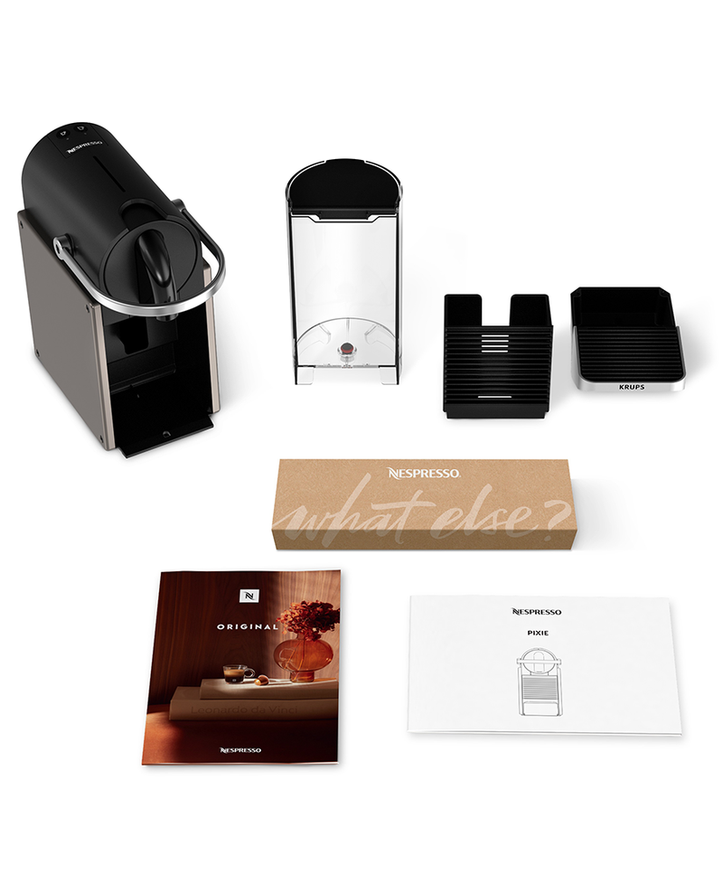 Nespresso Krups Pixie Coffee Machine | Titanium Redmond Electric Gorey