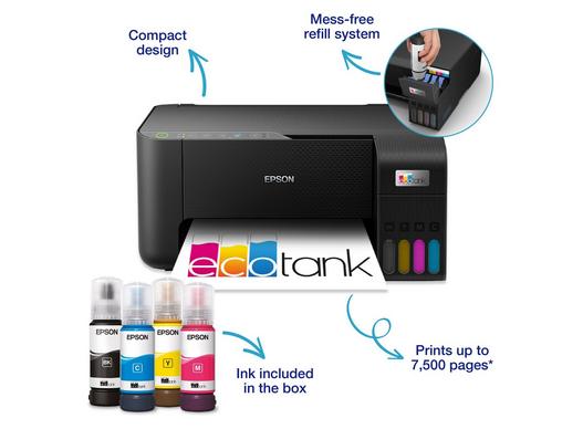 EcoTank ET-2862 A4 Colour Multifunction Inkjet Printer