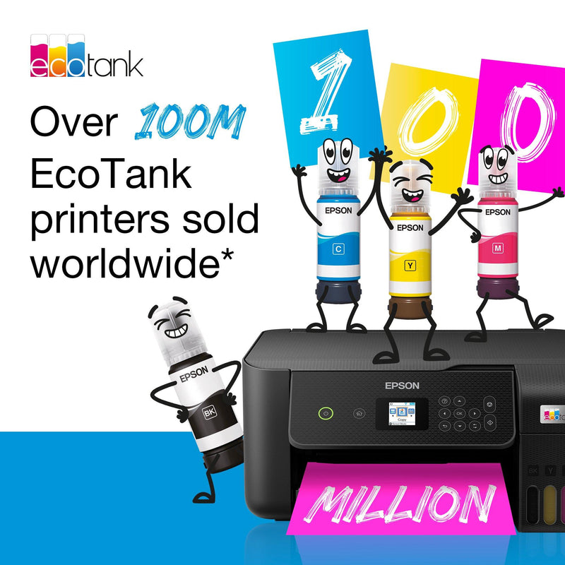 Epson EcoTank ET-2856 All-in-One Wireless Inkjet Printer | White - C11CJ63402 Redmond Electric Gorey