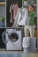 Hoover H-WASH 350 9kg 1400rpm A Rated Washing Machine | White - H3WPS496TAMB6-80 Redmond Electric