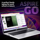 Aspire Go 15 15.6" Full HD Laptop | Intel Core i5 | 8GB RAM | 512GB SSD | Silver