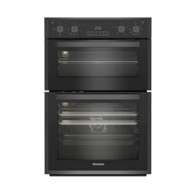 90cm Built-in Fan Double Oven Dark Steel | RODN9202DX
