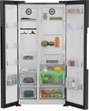 American Fridge Freezer with NeoFrost™ | Black Steel