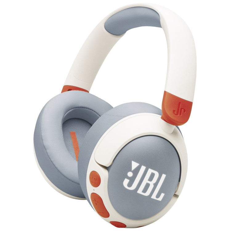 JBL Junior 470NC Wireless Noise-Cancelling Headphones, White JBLJR470NCWHT Wireless Over-Ear Headphones
