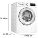 Bosch Series 4 Washing machine, Front Loader 9kg 1400 rpm - White | WAN28259GB Bosch Washing Machine Redmond Electric Gorey Ireland