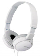 Sony MDR-ZX110 Wired On-Ear Headphones - White - hero view