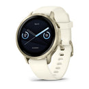 Garmin Venu 4 41mm - Lunar Gold with Bone Silicone Band - 010-03013-00