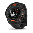 Garmin Instinct 3, 45mm. Solar, Black with Black Silicone Band - 010-02934-00