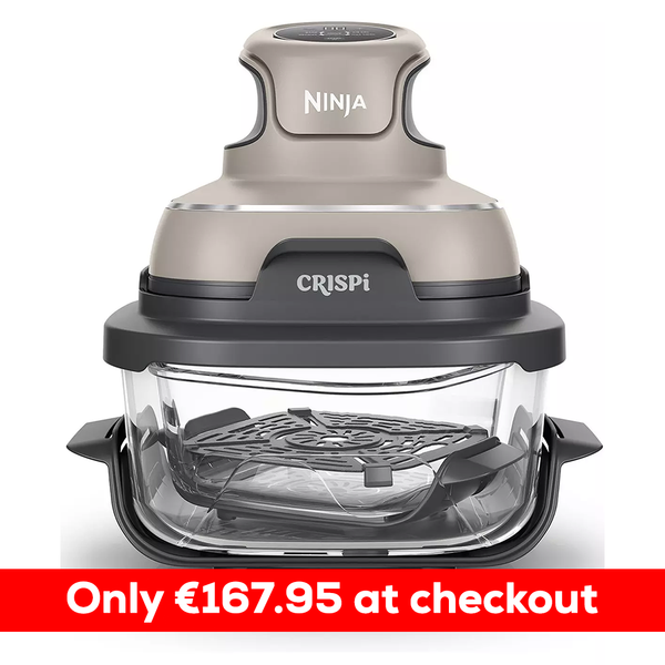 CRISPi 4-in-1 Portable Glass Air Fryer | Stone