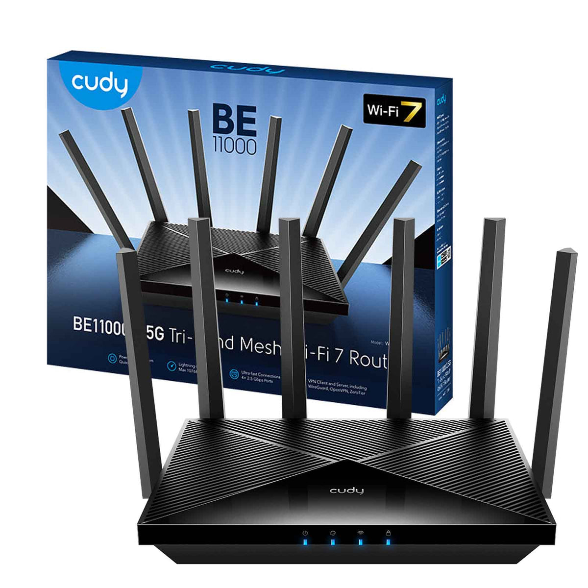 BE11000 Tri-Band Mesh Wi-Fi 7 Router