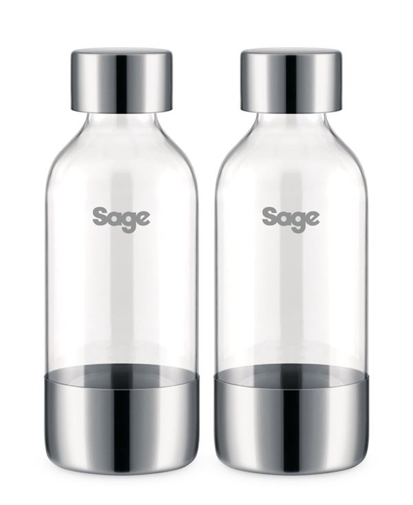 Sage the InFizz Bottles 1L (2 Pack) - Compatible Fusion Carbonator (BCA800) Redmond Electric Gorey