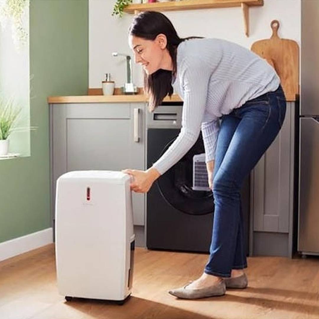 Dimplex 20L Dehumidifier White | EVERDRI20EL Dimplex Dehumidifiers Redmond Electric