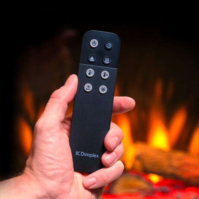 Scala 22 Inch 2kW Optiflame Inset Electric Fire Black Nickel