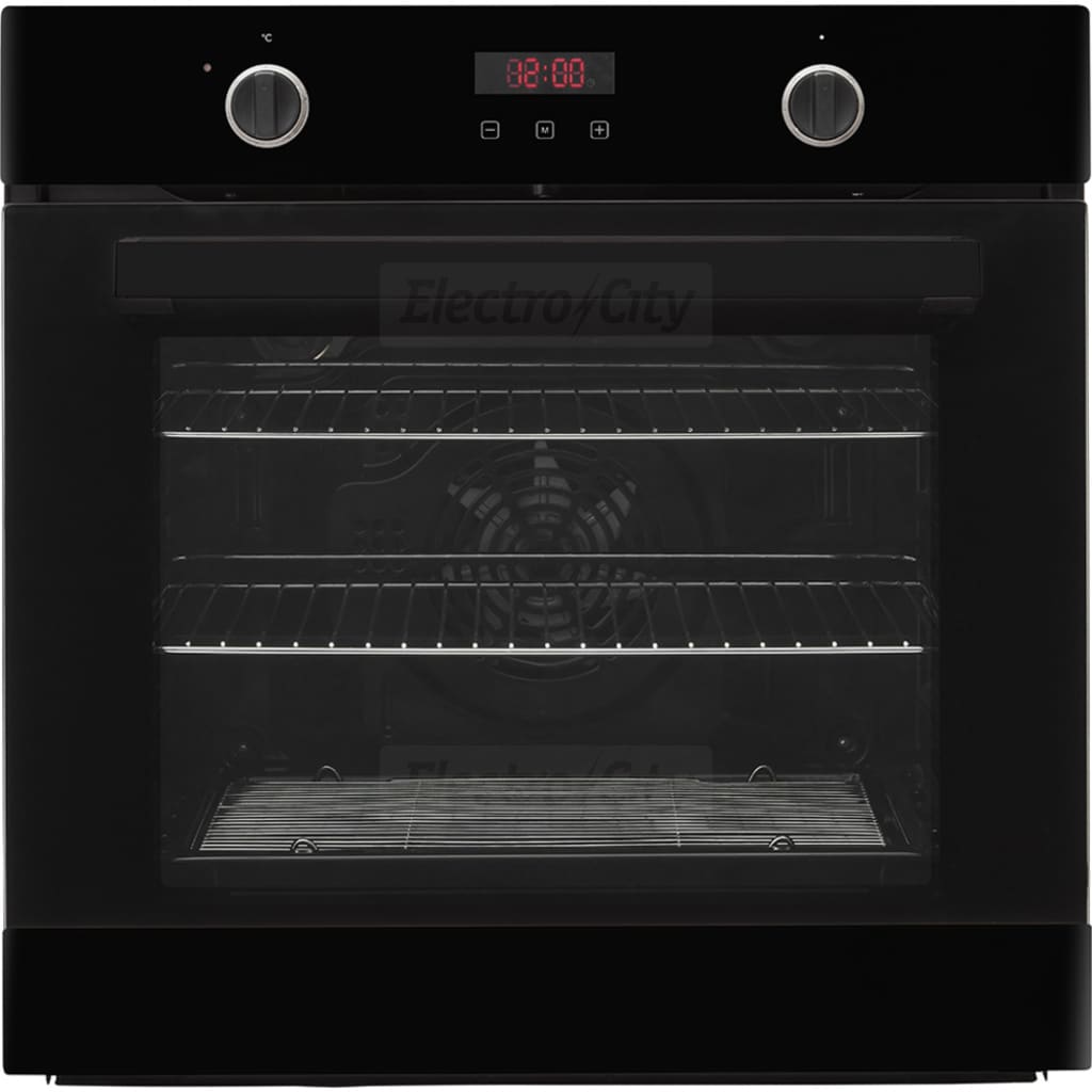 Matrix 76L 7 Function Built-In Electric Fan Oven Black MX200BL