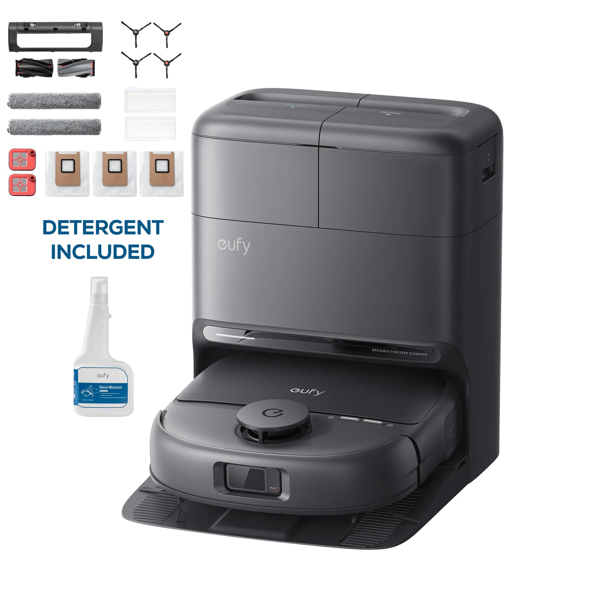 Omni C28A Robot Vacuum & Mop with All-in-One Station with Accessory Kit