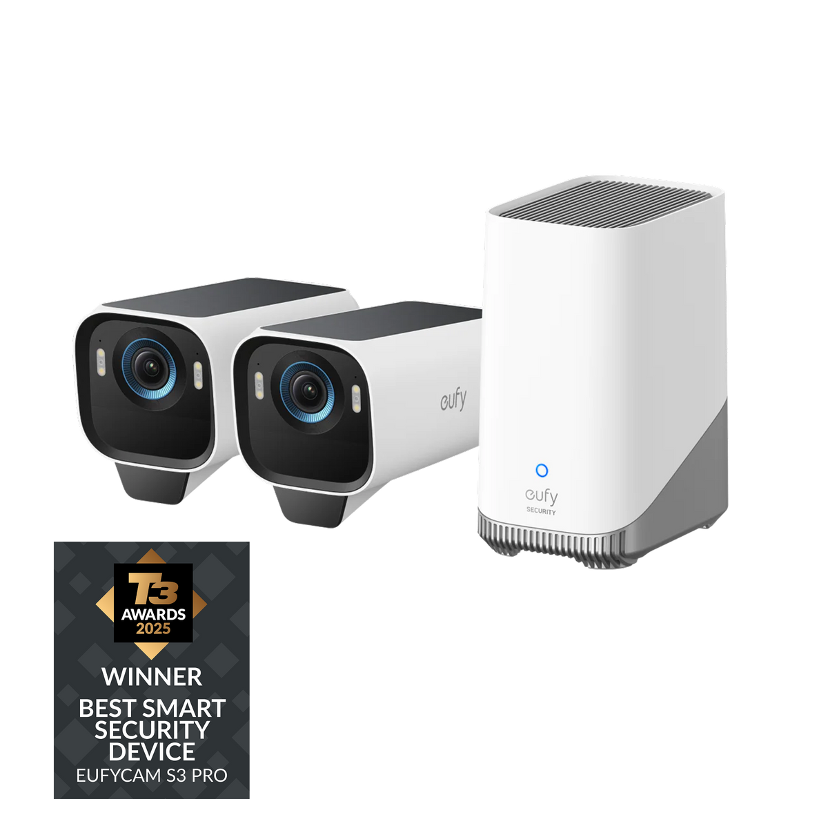 S3 Pro 4K Solar Security Camera 2-Camera Kit