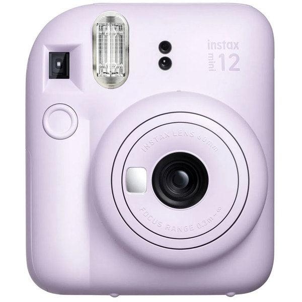 instax mini 12 Instant Camera Lilac Purple - front view