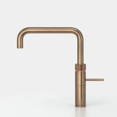 Pro 3 Fusion Square Kitchen Tap in Patinated Brass