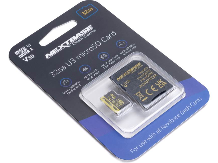 NextBase 32GB U3 Industrial Grade microSD Card NBDVRS2SD32GBU3