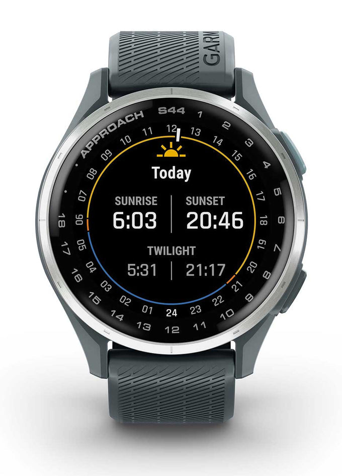 Approach S44 43mm Golf Smartwatch Silver / Twilight