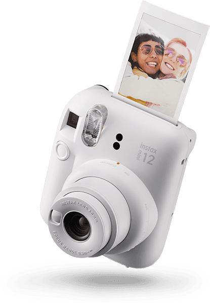 instax mini 12 Instant Camera Clay White - official product image