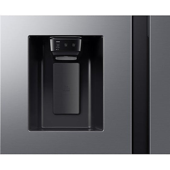 Samsung 640L Bespoke AI Series 6 Side-by-Side Fridge Freezer with SpaceMax, Silver | RS70F64KETEU Samsung American Fridge Freezer Redmond Electric