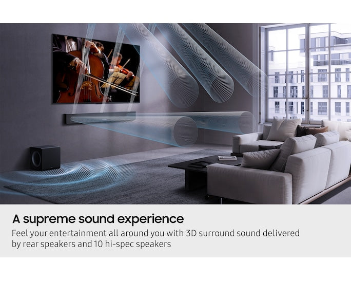 Samsung QS750F Q-Series 5.1ch Soundbar with Subwoofer (2025) | Titan Black Redmond Electric Gorey