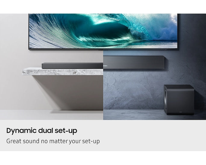 Samsung QS750F Q-Series 5.1ch Soundbar with Subwoofer (2025) | Titan Black Redmond Electric Gorey