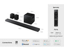Samsung QS750F Q-Series 5.1ch Soundbar with Subwoofer (2025) | Titan Black Redmond Electric Gorey