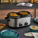 DuoServe 3.8L Double Pot Slow Cooker