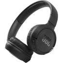 JBL Tune 510BT wireless on-ear headphones in Black, model JBLT510BTBLKEU