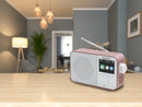 Portable DAB+ Bluetooth Radio Rose Gold