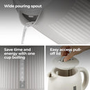 Dawn 1.7 Litre 3000W Electric Kettle | Cream