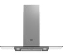 Beko 90cm Elegant Flat Glass Chimney Hood | Stainless Steel - HCF91620X Redmond Electric Gorey