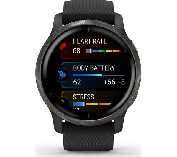 Venu 2 GPS Smartwatch Black and Slate