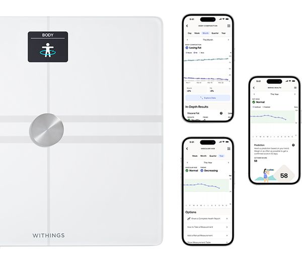 Body Comp Smart Scales - White