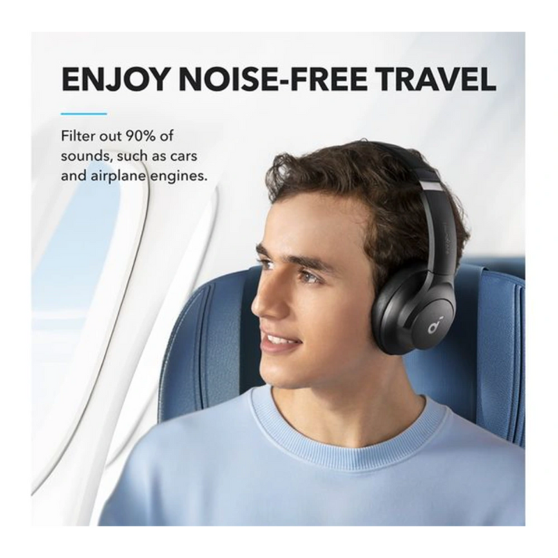 Q21i NC Wireless Noise-Cancelling Headphones Black
