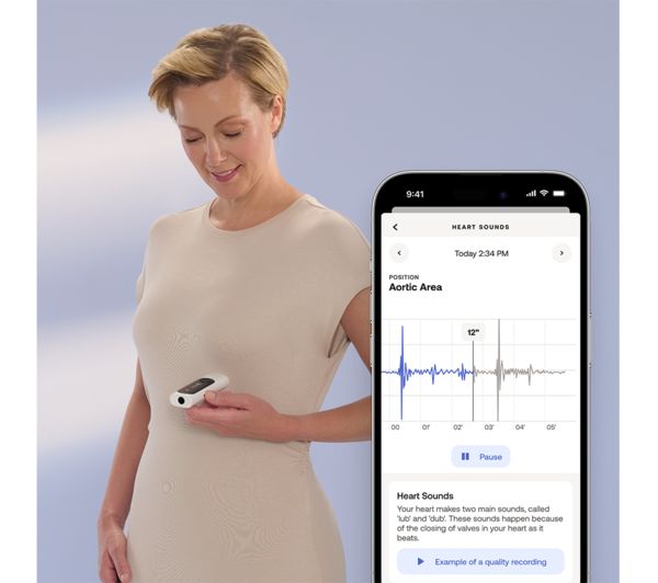 BeamO - Portable 4-in-1 Health Monitor ECG, Stethoscope, SpO2 & Temperature