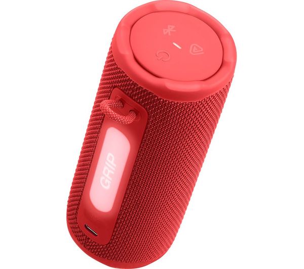 Grip Portable Bluetooth Speaker Red