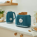 Boutique 2 Slice Toaster Teal Green