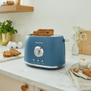 Boutique 2 Slice Toaster Thunder Blue